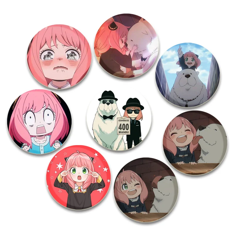 SPY X FAMILY Enamel Pin Anime Brooches Anya Forger Cute Head Lapel Pins Cartoon Badge Backpack Hat Jewelry Accessories Gift
SPY X FAMILY Enamel Pin Anime Brooches Anya Forger Cute Head Lapel Pins Cartoon Badge Backpack Hat Jewelry Accessories Gift