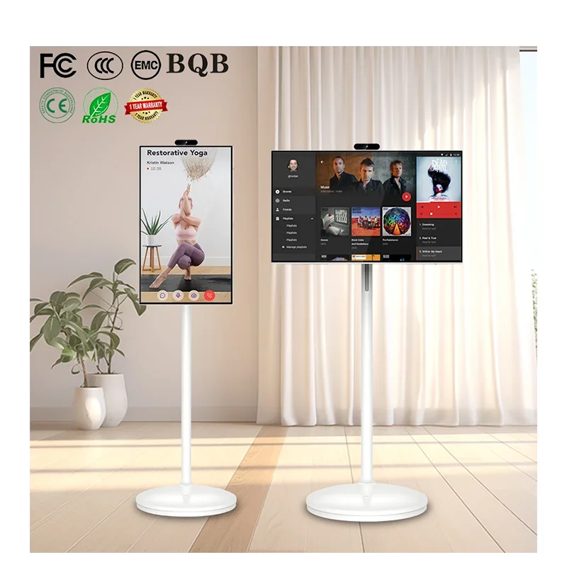 32 Inch Follow by Me Movable Touch Screen Monitor Floor Standing Android Wireless Portable Smart Tv for Home
32 Inch Follow by Me Movable Touch Screen Monitor Floor Standing Android Wireless Portable Smart Tv for Home