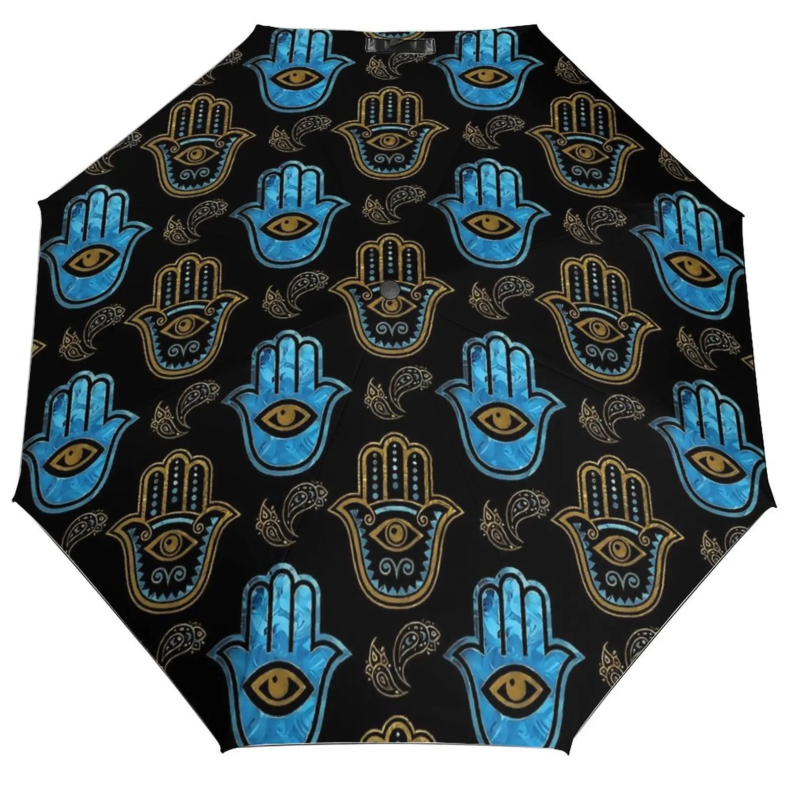 Ручной Зонт Hamsa, золотистый и синий зонт с защитой от ультрафиолета, внешний Зонт с подвеской, автоматический дизайн
Ручной Зонт Hamsa, золотистый и синий зонт с защитой от ультрафиолета, внешний Зонт с подвеской, автоматический дизайн