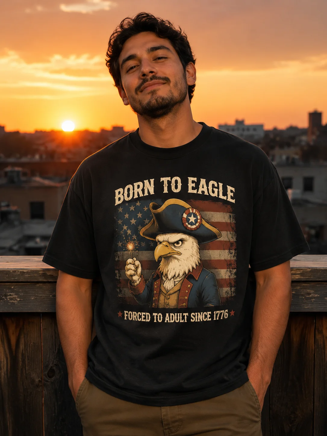 Men Graphic T Shirt Short Sleeve Loose Fit 50% Cotton 50% Polyester Stretch Fabric Eagle Vintage Print Casual Summer Daily Home
Men Graphic T Shirt Short Sleeve Loose Fit 50% Cotton 50% Polyester Stretch Fabric Eagle Vintage Print Casual Summer Daily Home