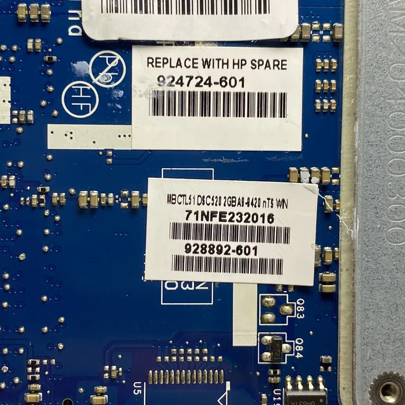 For HP 15-BW CTL51 LA-E841P Laptop Motherboard 924724-601 924724-501 924724-001 W/ A9-9420 CPU 520/2GB 100% Full Tested Working
For HP 15-BW CTL51 LA-E841P Laptop Motherboard 924724-601 924724-501 924724-001 W/ A9-9420 CPU 520/2GB 100% Full Tested Working