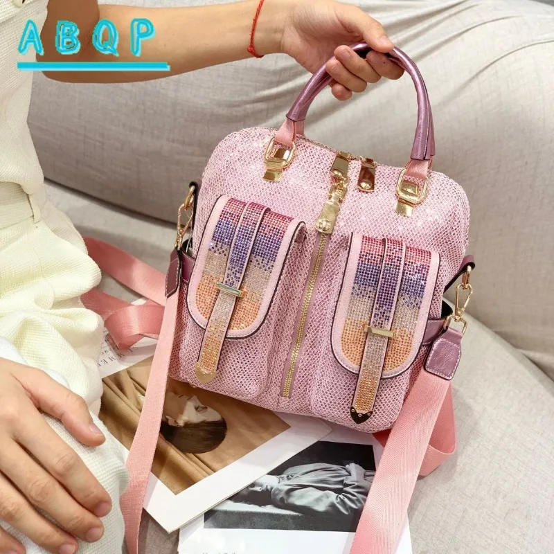 ABQP New Diamond Inlaid Women's Bag Luxury Brand Hot Stamping Women's Shoulder Bag Multifunctional Casual Women's Bag
ABQP New Diamond Inlaid Women's Bag Luxury Brand Hot Stamping Women's Shoulder Bag Multifunctional Casual Women's Bag