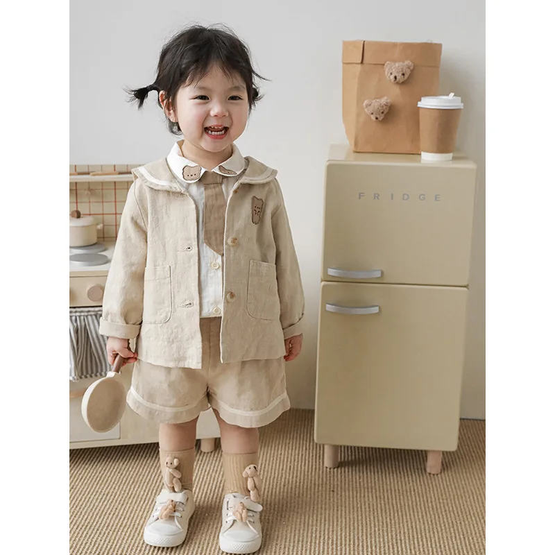 Girls' Korean Fashion Pants 2023 Spring New Baby Casual Pants Children's Versatile Color Contrast Shorts
Girls' Korean Fashion Pants 2023 Spring New Baby Casual Pants Children's Versatile Color Contrast Shorts