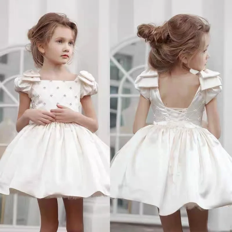 Children's Dress Fashionable Temperament White Open Back Princess Dress Spanish Style 1st Birthdays Dress For Toddler Girls
Children's Dress Fashionable Temperament White Open Back Princess Dress Spanish Style 1st Birthdays Dress For Toddler Girls