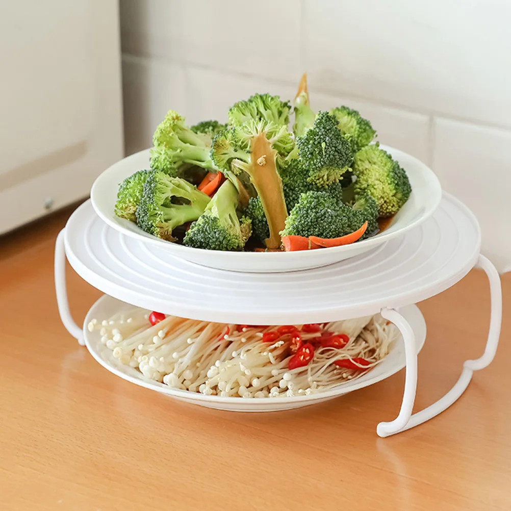 3pcs Layered Microwave Oven Rack Steaming Tray Rounded Food Stand Abs Material Space-Saving Kitchen Supplies Steamer
3pcs Layered Microwave Oven Rack Steaming Tray Rounded Food Stand Abs Material Space-Saving Kitchen Supplies Steamer