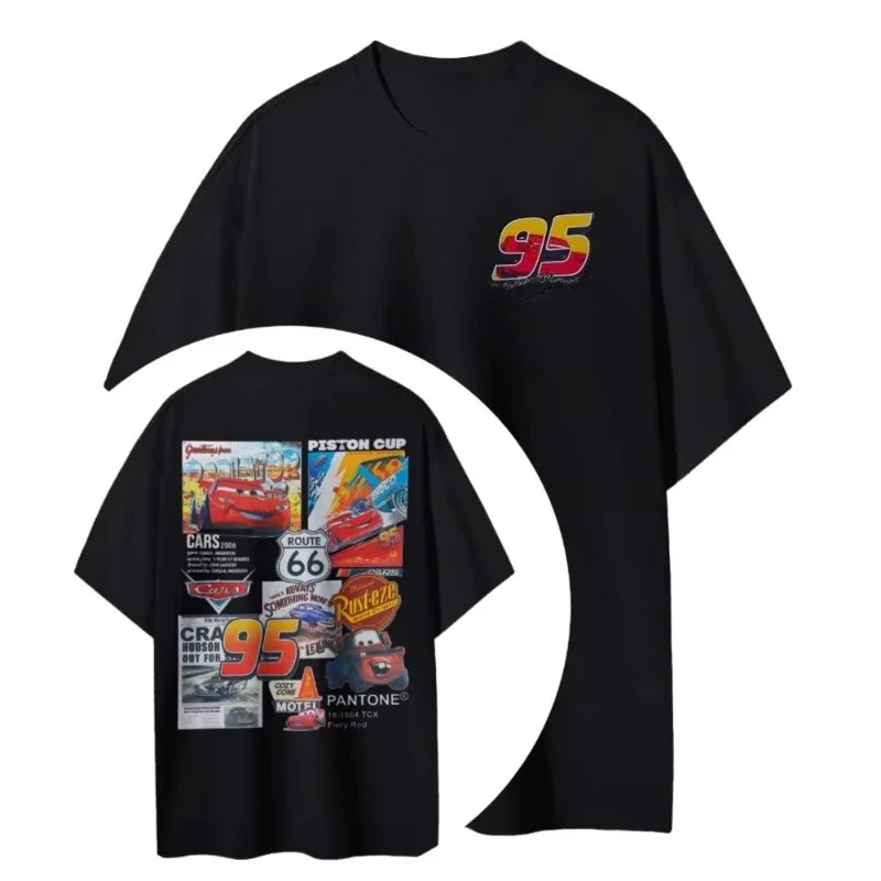 Футболка унисекс с круглым вырезом и принтом аниме Disney Crazy Racing Cars Lightning McQueen, летняя, новая модная, хлопковая, дышащая, для мужчин и женщин
Футболка унисекс с круглым вырезом и принтом аниме Disney Crazy Racing Cars Lightning McQueen, летняя, новая модная, хлопковая, дышащая, для мужчин и женщин