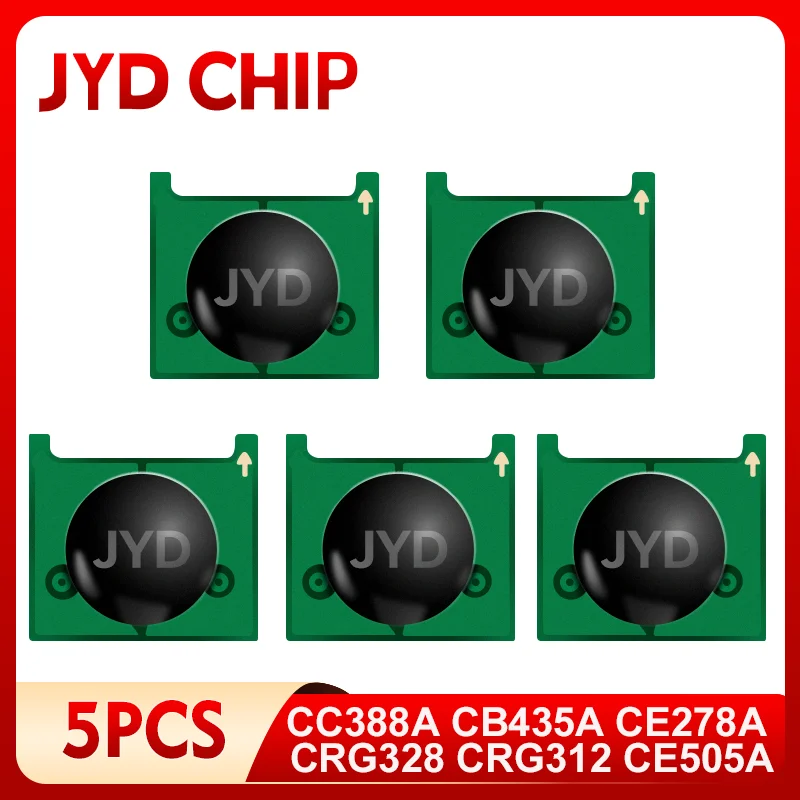 5PCS Universal toner chip Compatible for HP CC388A CF283A CE285A CE278A CE505A CF280A CF283A CE505X CF280X Cartridge
5PCS Universal toner chip Compatible for HP CC388A CF283A CE285A CE278A CE505A CF280A CF283A CE505X CF280X Cartridge
