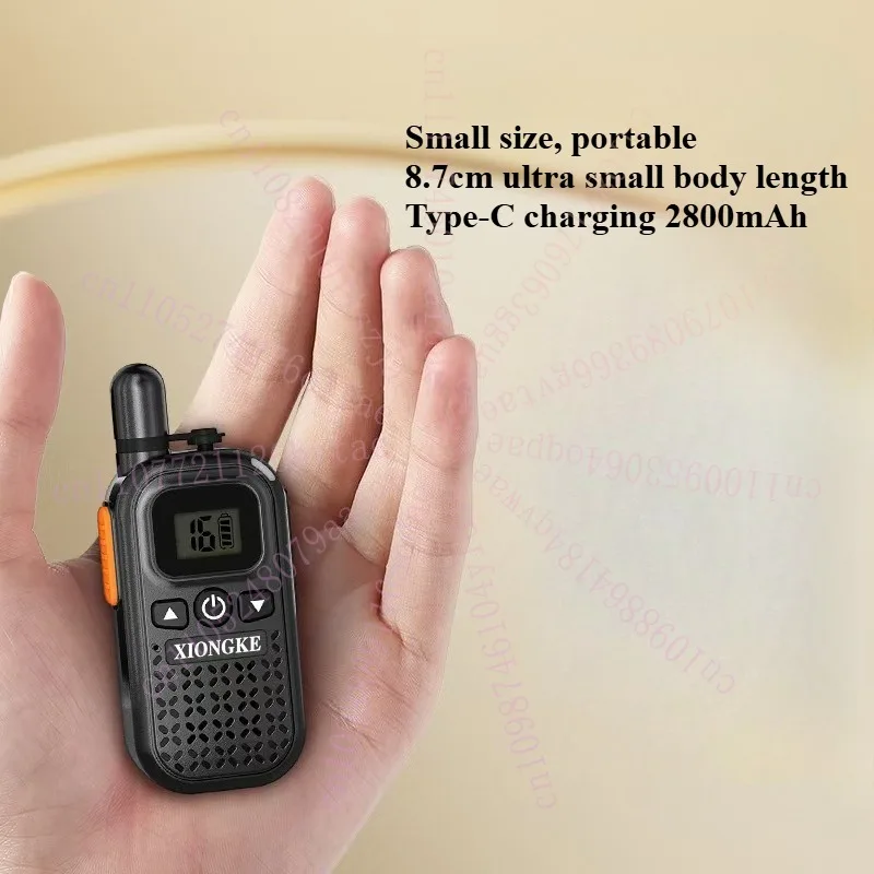 2pcs/set Mini Walkie Talkie TYPE-C Charging Foot Bath City Restaurant Hotel KTV Beauty Salon Handheld Device
2pcs/set Mini Walkie Talkie TYPE-C Charging Foot Bath City Restaurant Hotel KTV Beauty Salon Handheld Device