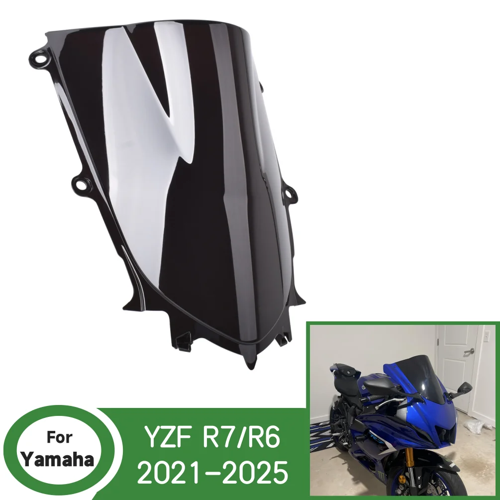 For Yamaha YZF R7 2021-2025 Front Wind Shield Screen Air Deflector R6 2017-2025 R 6 Windscreen Motorcycle Windshield Accessories
For Yamaha YZF R7 2021-2025 Front Wind Shield Screen Air Deflector R6 2017-2025 R 6 Windscreen Motorcycle Windshield Accessories