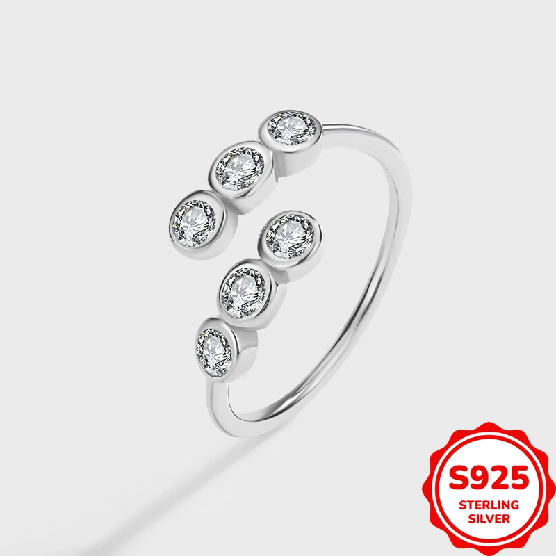 Fashionable and Versatile Authentic S925 Silver Open Geometric Ladies Commuting Ring
Fashionable and Versatile Authentic S925 Silver Open Geometric Ladies Commuting Ring