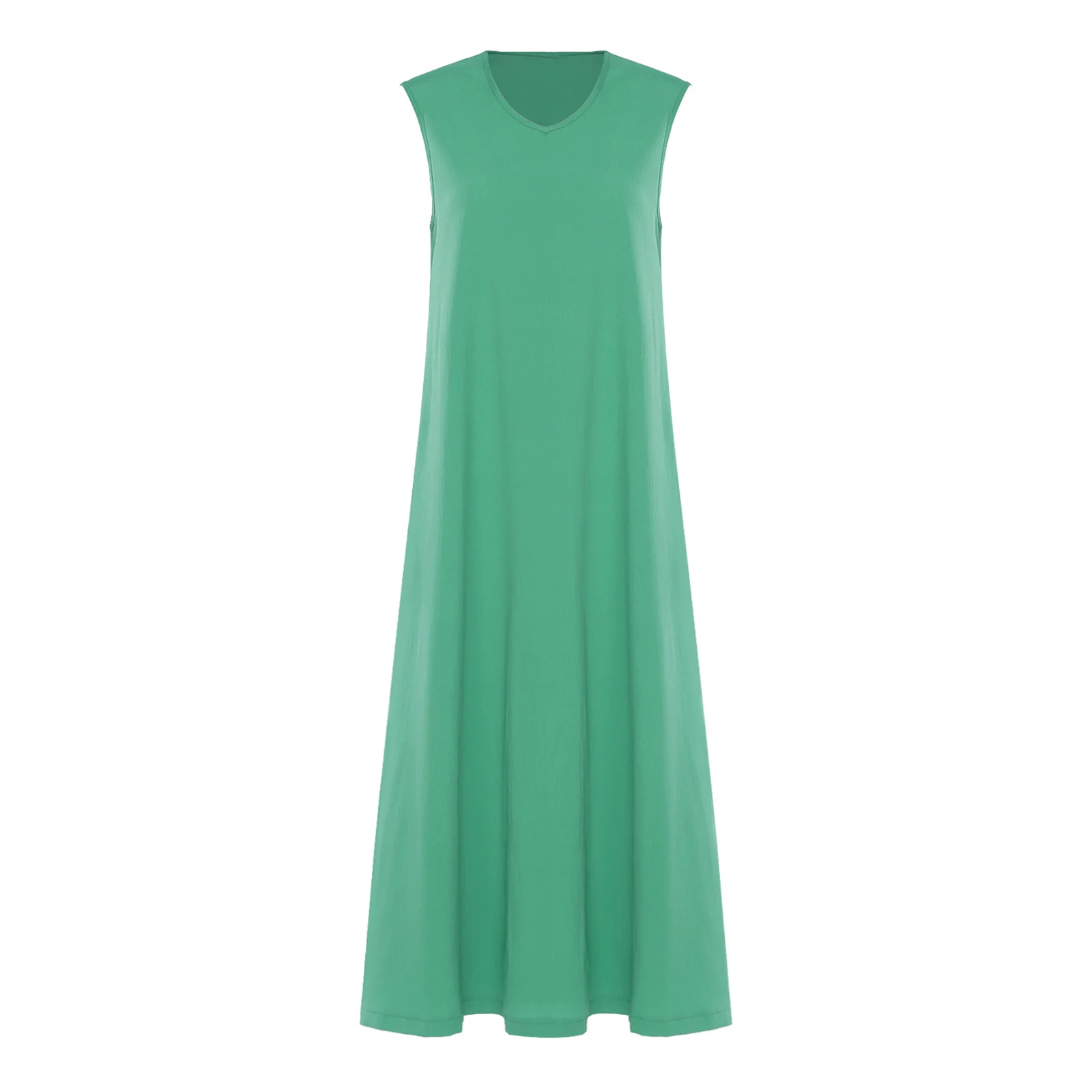 Womens Fashion Loose Basic Dress V Neck Sleeveless Side Slit A-line Maxi Dress Solid Casual Sundress for Daily Travel Holiday
Womens Fashion Loose Basic Dress V Neck Sleeveless Side Slit A-line Maxi Dress Solid Casual Sundress for Daily Travel Holiday