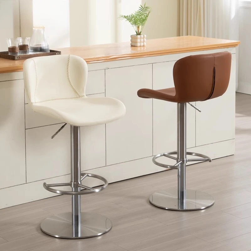 Cream wind bar chair household light luxury high-end stool modern simple stainless steel bar island chair
Cream wind bar chair household light luxury high-end stool modern simple stainless steel bar island chair