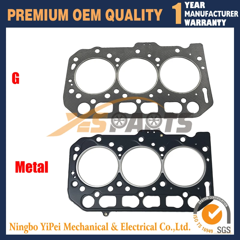New Head Gasket For Yanmar 3TNV74 3D74 Engine Metal
New Head Gasket For Yanmar 3TNV74 3D74 Engine Metal