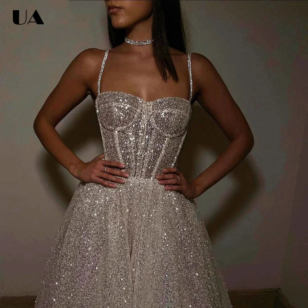 ULBYANRY Customized A-line Spaghetti Strap Sweet 15 Dress, Sparkly Mesh Quinceanera Dress, Princess Style Solid Ball Gown
ULBYANRY Customized A-line Spaghetti Strap Sweet 15 Dress, Sparkly Mesh Quinceanera Dress, Princess Style Solid Ball Gown