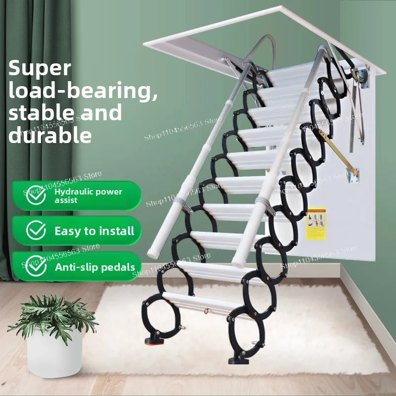 Loft Telescopic Staircase Manual Thickening Hidden Folding Stretch Lifting Indoor Duplex Invisible Home Use
Loft Telescopic Staircase Manual Thickening Hidden Folding Stretch Lifting Indoor Duplex Invisible Home Use