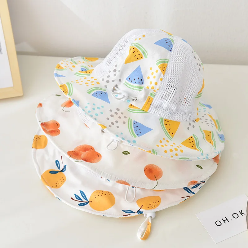 Children Sun Hat Baby Cap Fruit Summer Baby Hat Mesh Cotton Kids Panama Hats Accessories for Beach Travel 1-3Y for Girls Boys
Children Sun Hat Baby Cap Fruit Summer Baby Hat Mesh Cotton Kids Panama Hats Accessories for Beach Travel 1-3Y for Girls Boys