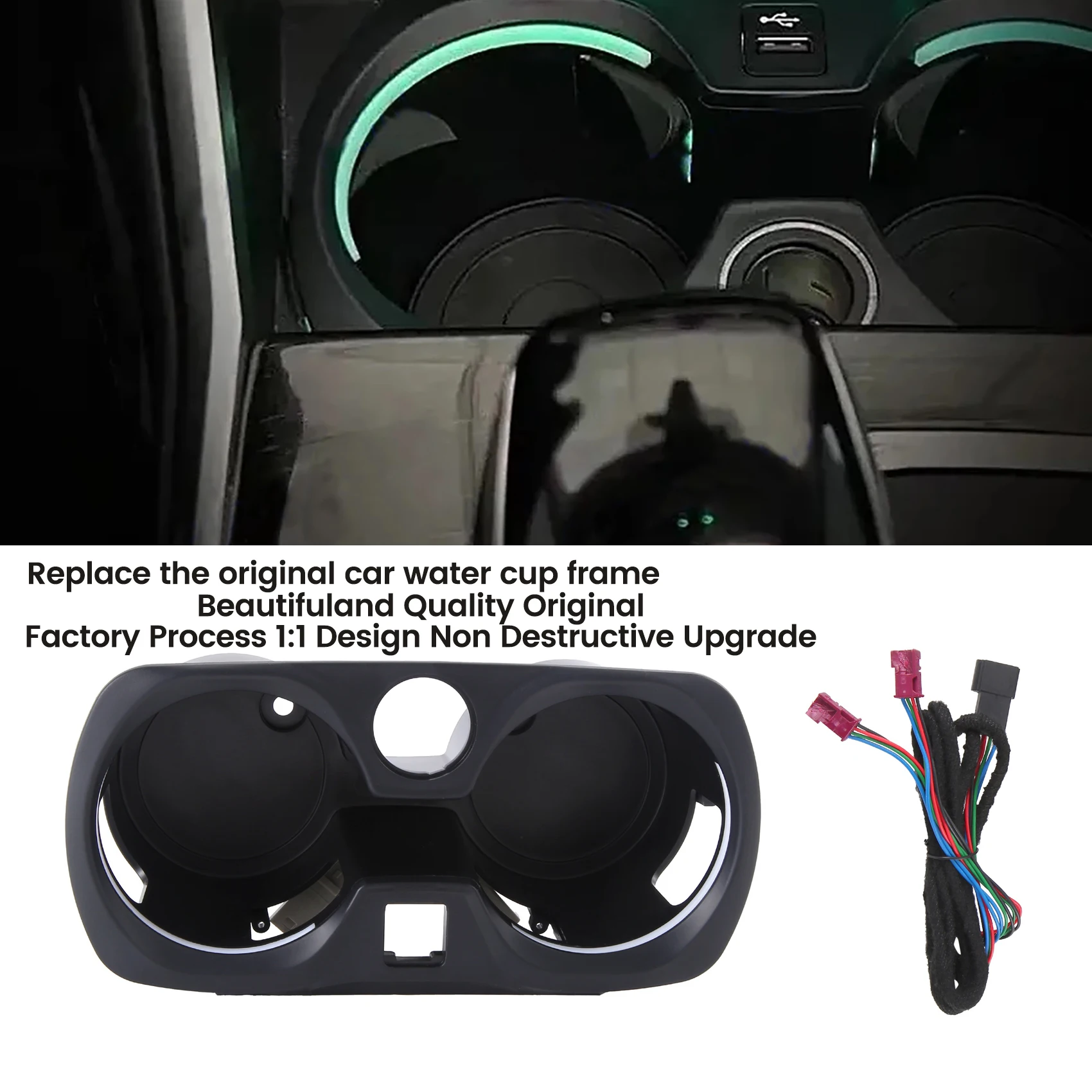 LED Car Interior Cup Holder Lamp For BMW New 2/3/4 Series G20 G22 G80 G82 G42 M2 M3 M4 I3 I4 Decoration Ambient Light
LED Car Interior Cup Holder Lamp For BMW New 2/3/4 Series G20 G22 G80 G82 G42 M2 M3 M4 I3 I4 Decoration Ambient Light