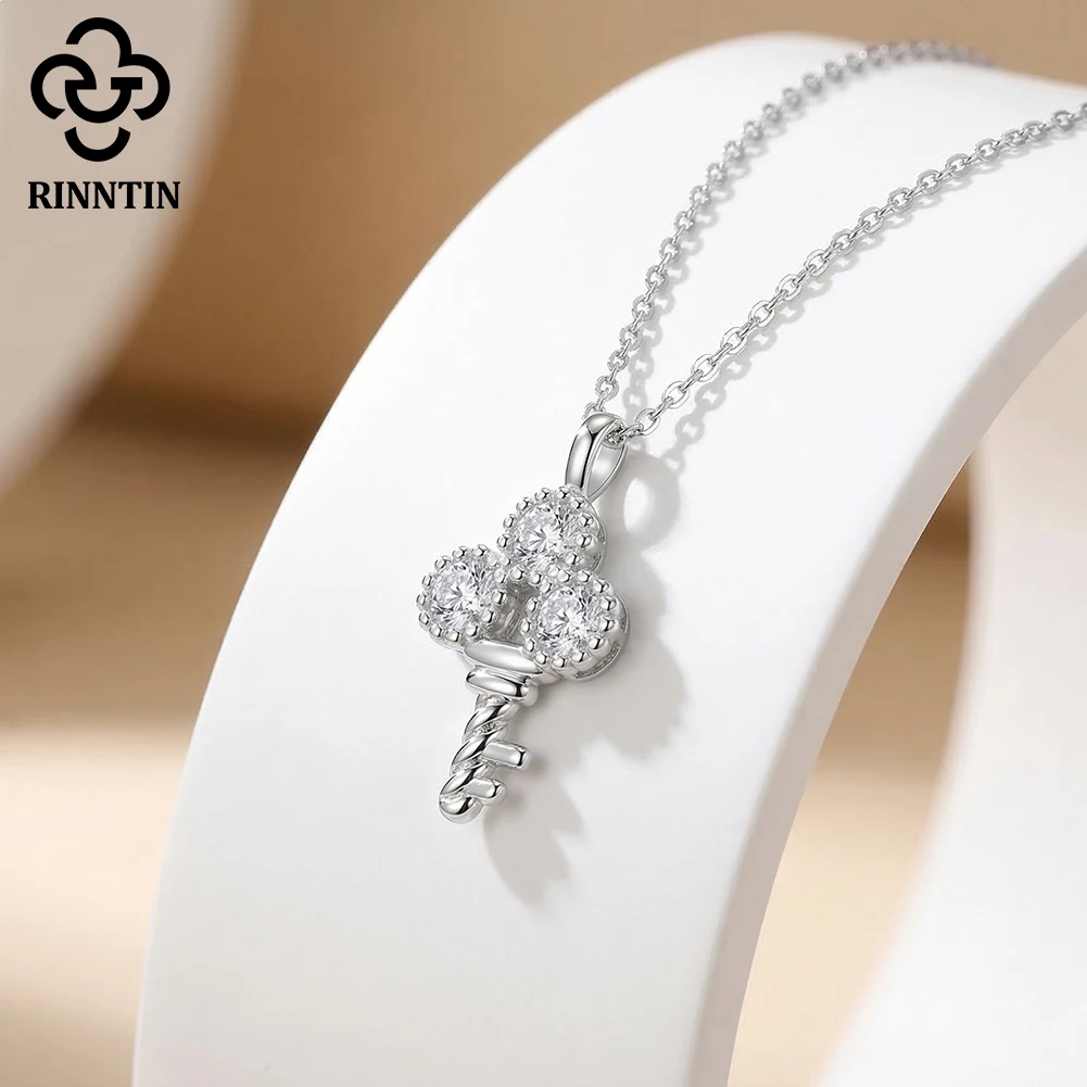 Rinntin 925 Sterling Silver Classic Key Pendant Necklace for Women Elegant Neckl Chain Party Jewelry Birthday Gift APN66
Rinntin 925 Sterling Silver Classic Key Pendant Necklace for Women Elegant Neckl Chain Party Jewelry Birthday Gift APN66