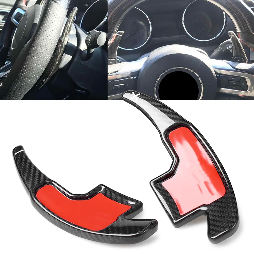 Carbon Fiber Steering Wheel Paddle Shift Shifer For Ford Mustang 2015 2016 2017 15 16 17
Carbon Fiber Steering Wheel Paddle Shift Shifer For Ford Mustang 2015 2016 2017 15 16 17
