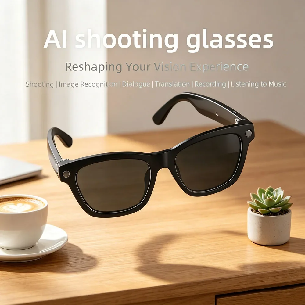 Premium AI Smart Sunglasses 4K Shooting 8MP HD Camera AI Translation Bluetooth Call Recording Music Playback
Premium AI Smart Sunglasses 4K Shooting 8MP HD Camera AI Translation Bluetooth Call Recording Music Playback