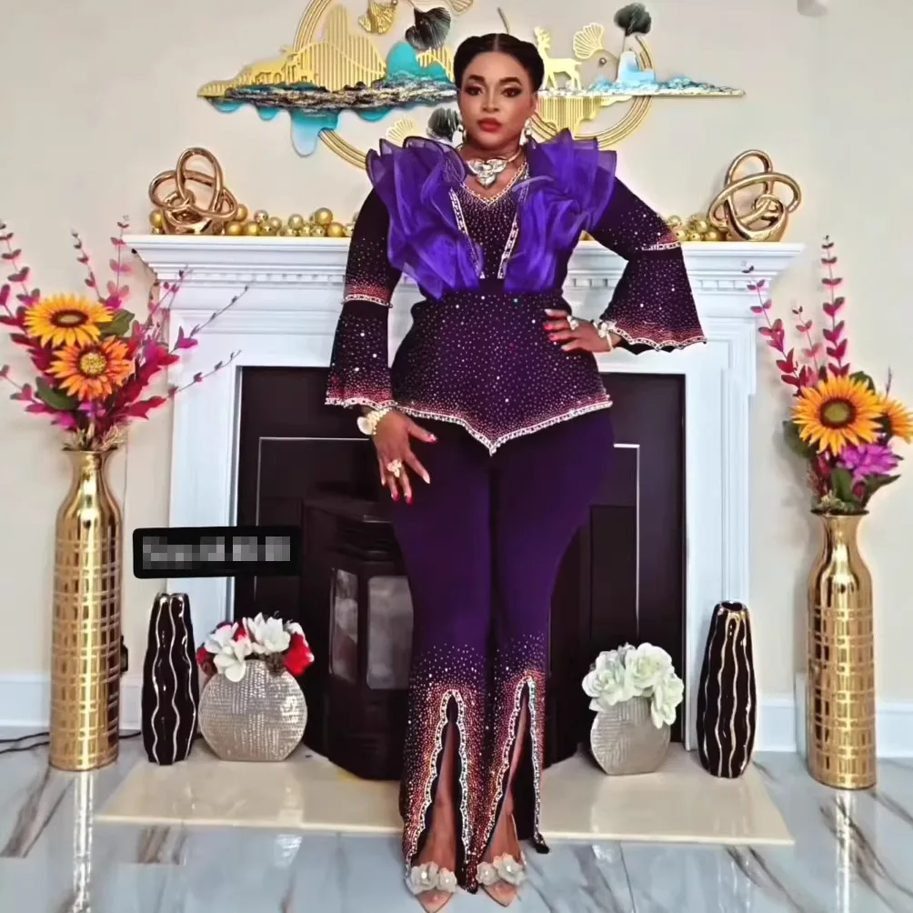 African Dresses for Women 2 PCS Sets Tops and Trousers Suits Dashiki Ankara Turkey Outfit Plus Size Wedding Party Clothing
African Dresses for Women 2 PCS Sets Tops and Trousers Suits Dashiki Ankara Turkey Outfit Plus Size Wedding Party Clothing