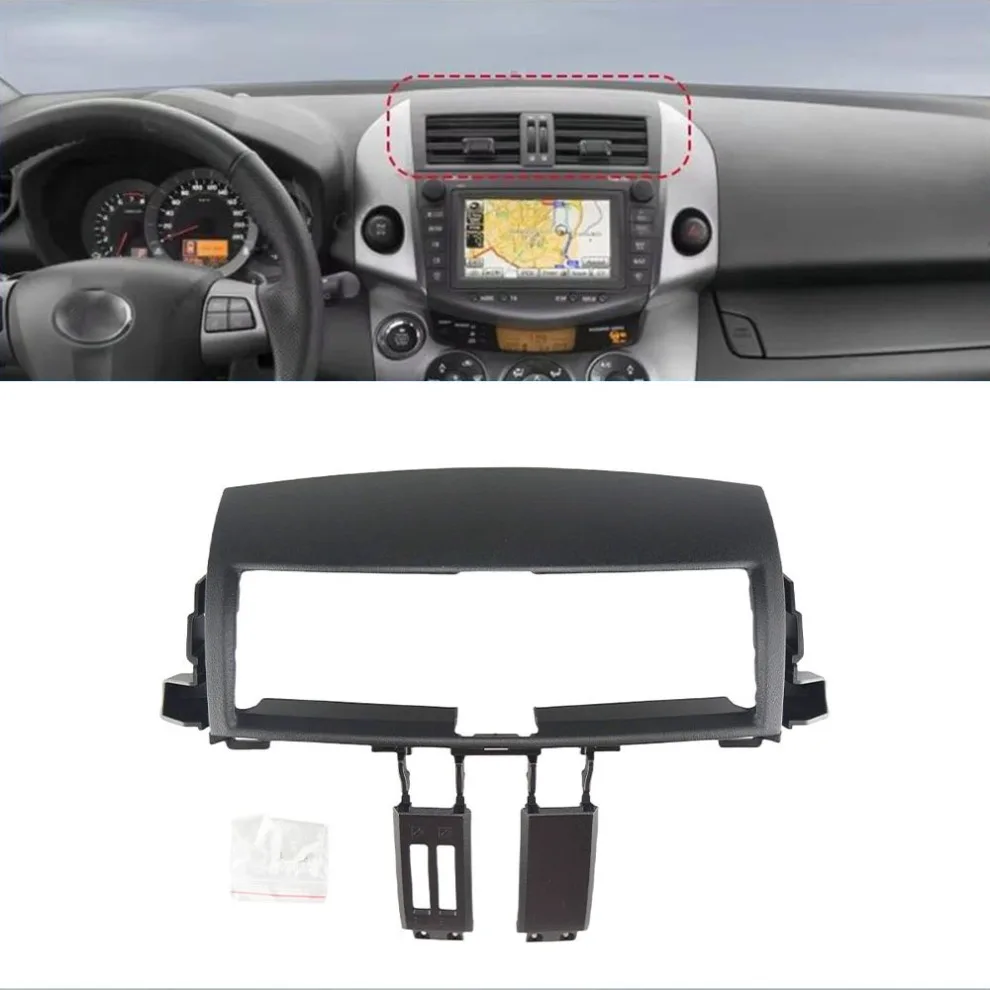 Car Radio Fascia Panel For TOYOTA RAV4 2006-2012 VENTILATION FRAME of air ducts Replace Dash Kit Install Facia Console Trim
Car Radio Fascia Panel For TOYOTA RAV4 2006-2012 VENTILATION FRAME of air ducts Replace Dash Kit Install Facia Console Trim
