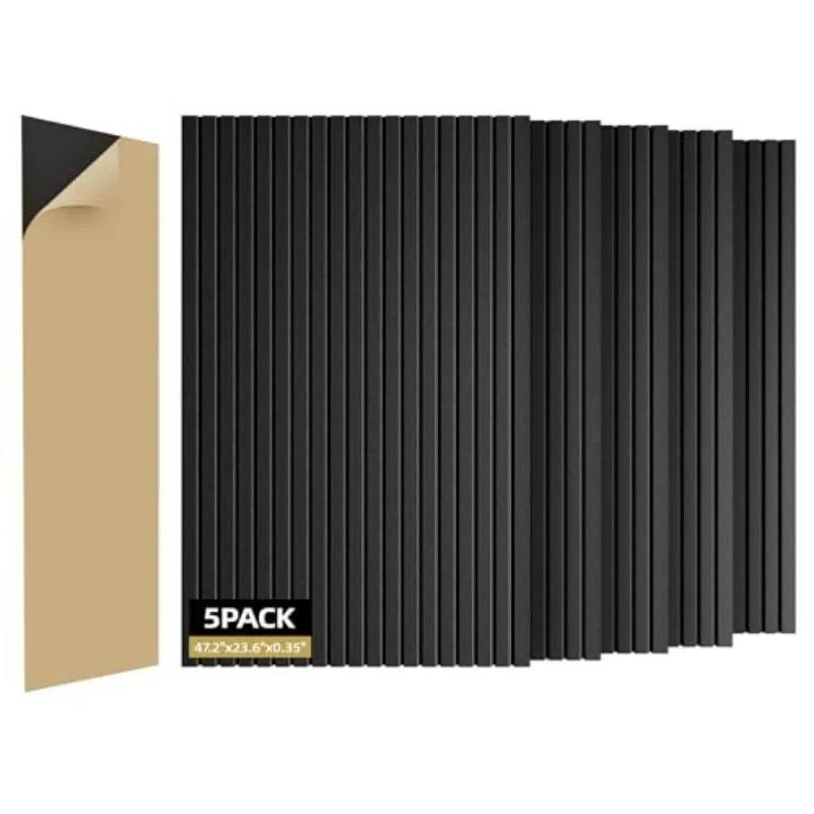Sound Proof Foam Panels for Walls 47.2"x23." Large Acoustic Panels Sound Absorbing, Self-Adhesive Soundproof Wall Panels for Ho
Sound Proof Foam Panels for Walls 47.2"x23." Large Acoustic Panels Sound Absorbing, Self-Adhesive Soundproof Wall Panels for Ho