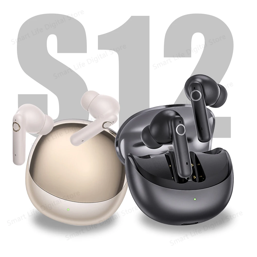 S12 TWS Wireless Bluetooth In Ear Earphones HiFi Stereo Sound Touch Control Sport Gaming Headset with Built-in Microphone
S12 TWS Wireless Bluetooth In Ear Earphones HiFi Stereo Sound Touch Control Sport Gaming Headset with Built-in Microphone
