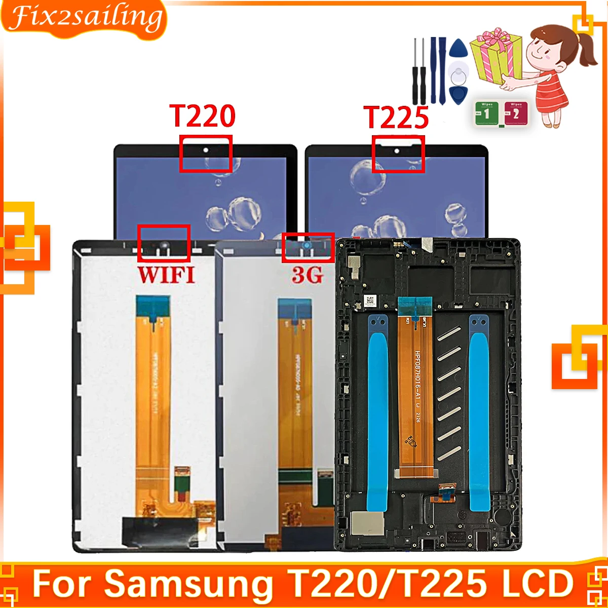 8.7'' LCD For Samsung Tab A7 Lite 2021 SM-T220 SM-T225 T220 T225 Display Touch Screen Digitizer Panel Assembly 100% Tested
8.7'' LCD For Samsung Tab A7 Lite 2021 SM-T220 SM-T225 T220 T225 Display Touch Screen Digitizer Panel Assembly 100% Tested