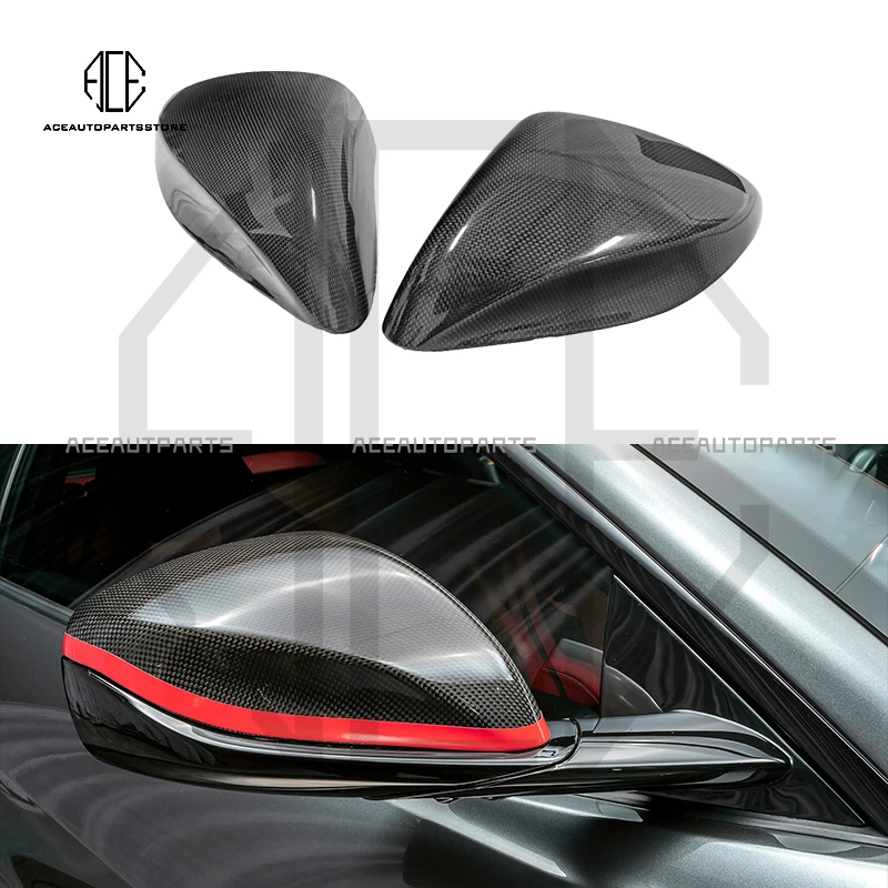 Dry Carbon Fiber Side Mirror Stickers For Ferrari 812 OEM Style Mirror Covers 2017- Rear View Mirror Covers Replace
Dry Carbon Fiber Side Mirror Stickers For Ferrari 812 OEM Style Mirror Covers 2017- Rear View Mirror Covers Replace
