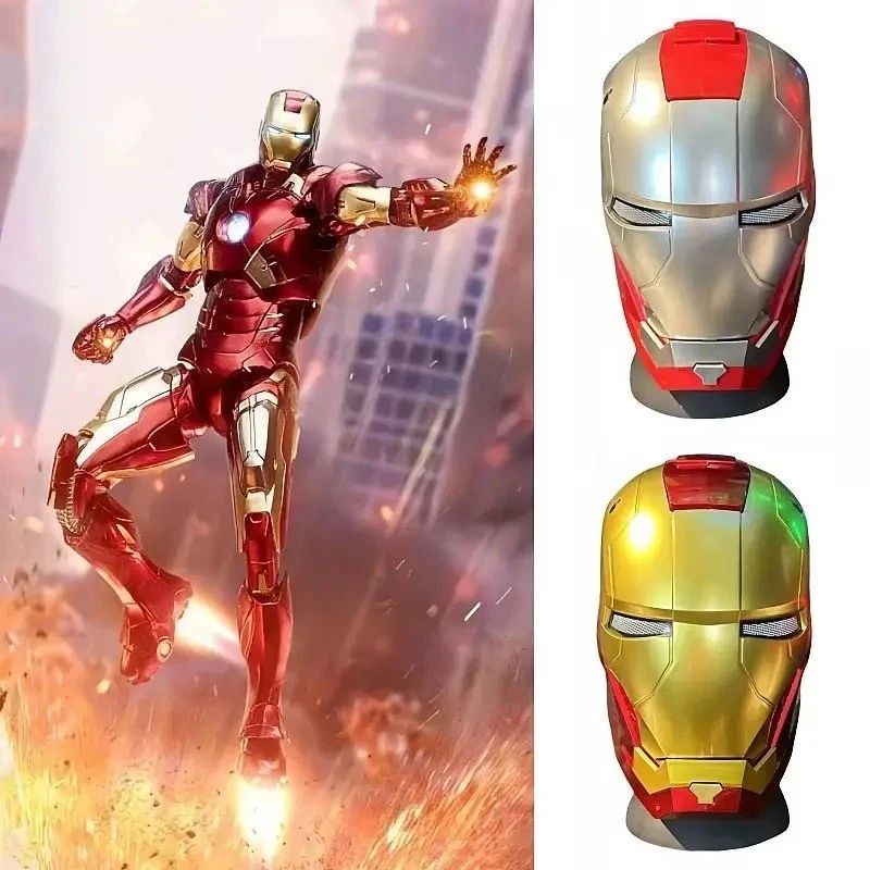 Iron Man Mk5 Helmet Electric Touch Control Helmet 1/1 Cosplay Led Eyes ABS Mask Model Toy In Stock Children Adults Xmas Gift
Iron Man Mk5 Helmet Electric Touch Control Helmet 1/1 Cosplay Led Eyes ABS Mask Model Toy In Stock Children Adults Xmas Gift