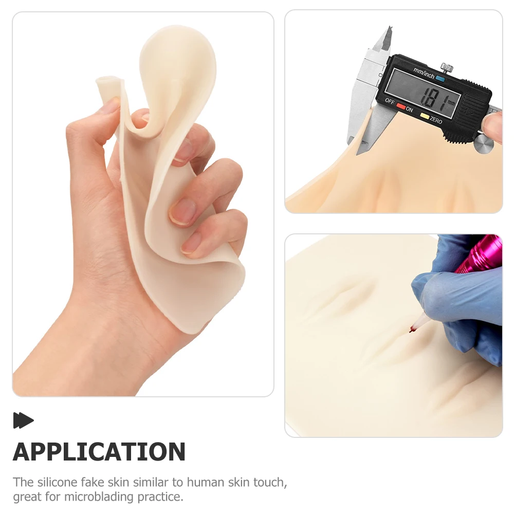 Silicone Practice for Tattoo Lip Embroidery Beginners Realistic Microblading Practice Skin Training Sheets
Silicone Practice for Tattoo Lip Embroidery Beginners Realistic Microblading Practice Skin Training Sheets