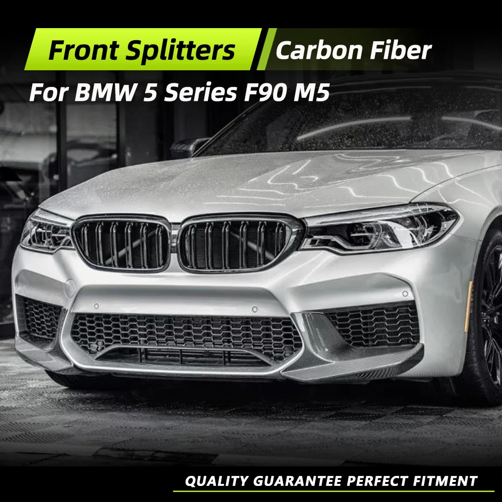 Разделители переднего бампера автомобиля для BMW F90 M5 2018 2019, передний бампер, спойлер, плавники, фартук с крылышками, гоночные обвесы, комплекты из углеродного волокна
Разделители переднего бампера автомобиля для BMW F90 M5 2018 2019, передний бампер, спойлер, плавники, фартук с крылышками, гоночные обвесы, комплекты из углеродного волокна