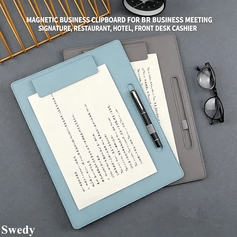 3 Pieces A4 PU Leather Document Holder Clipboard Meeting Report Magnetic Drawing Writing Pad Splint Menu Paper Clip Board
3 Pieces A4 PU Leather Document Holder Clipboard Meeting Report Magnetic Drawing Writing Pad Splint Menu Paper Clip Board