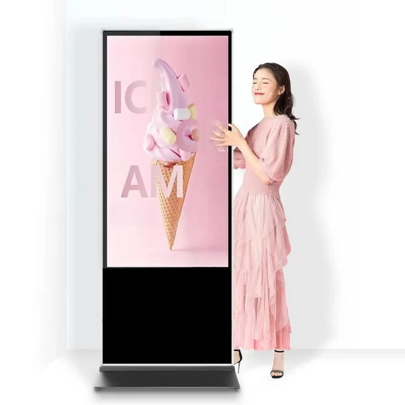 Floor Bracket Digital Signage Kiosk Interactive Touch Screen Indoor Advertising Display
Floor Bracket Digital Signage Kiosk Interactive Touch Screen Indoor Advertising Display