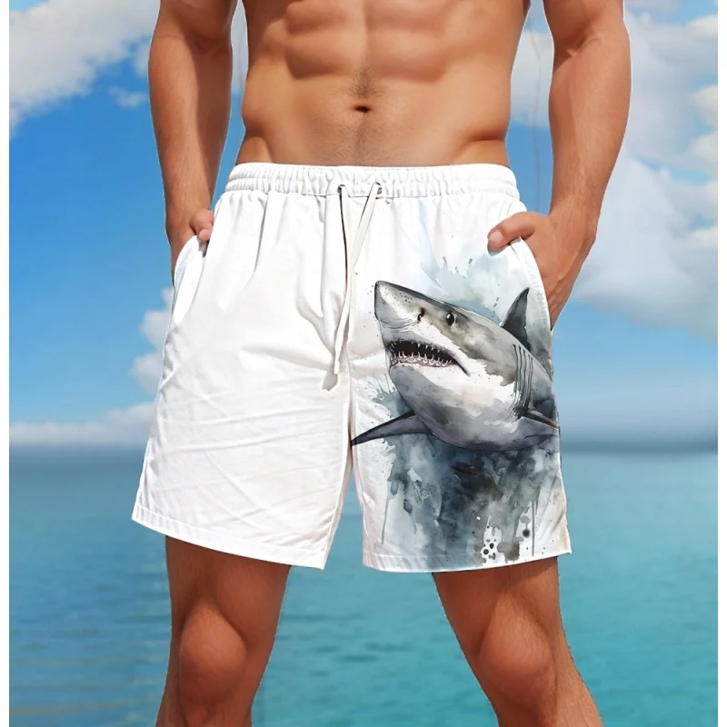 3D Printed Cool Shark Short Pants For Men Marine Animals Pattern Beach Shorts Fashion Casual Loose Street Hawaiian Swim Trunks
3D Printed Cool Shark Short Pants For Men Marine Animals Pattern Beach Shorts Fashion Casual Loose Street Hawaiian Swim Trunks
