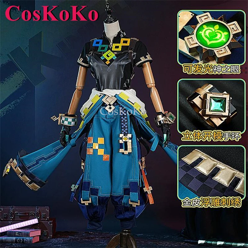 CosKoKo Kinich Косплей Игра Genshin Impact Костюм Модная Великолепная Униформа Наряд Хэллоуин Вечеринка Ролевая Игра Одежда S-XXL Новый
CosKoKo Kinich Косплей Игра Genshin Impact Костюм Модная Великолепная Униформа Наряд Хэллоуин Вечеринка Ролевая Игра Одежда S-XXL Новый