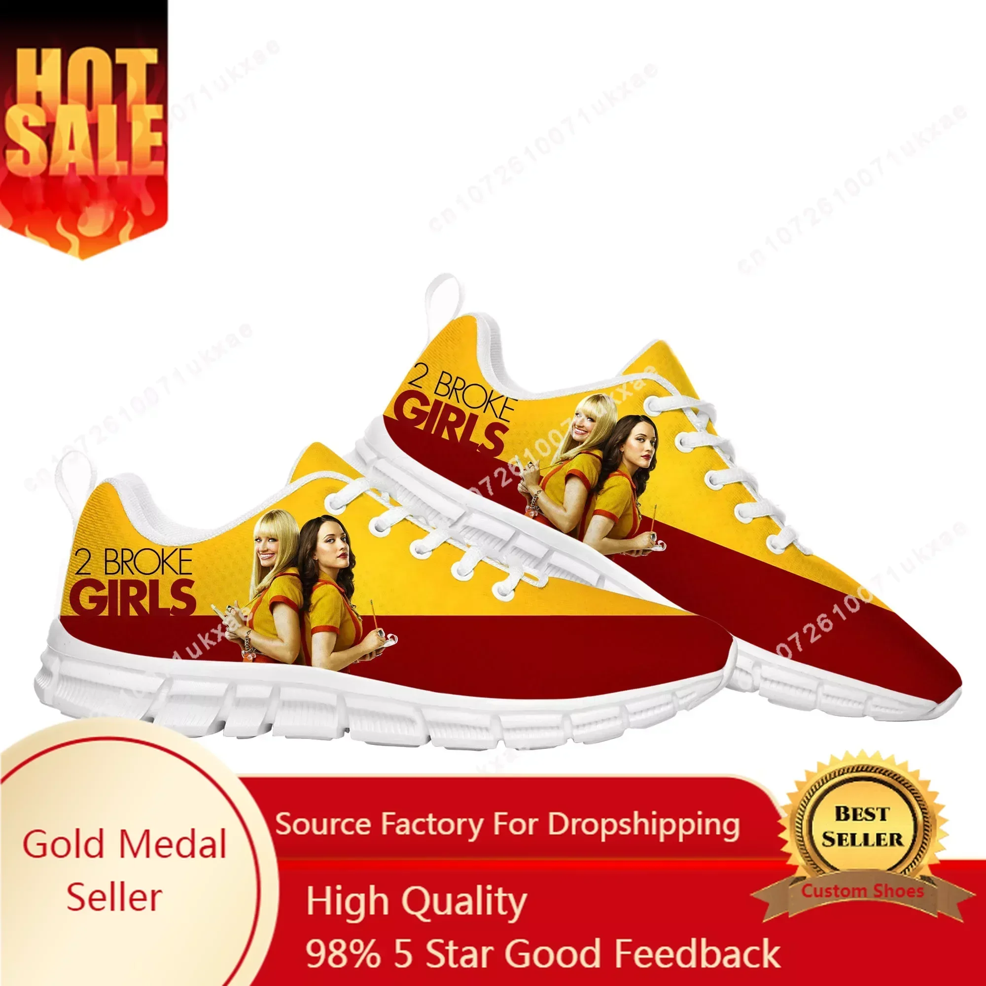 2 Broke Girls Sports Shoes Mens Womens Sneakers High Quality Casual Sneaker Couple Custom Shoes
2 Broke Girls Sports Shoes Mens Womens Sneakers High Quality Casual Sneaker Couple Custom Shoes