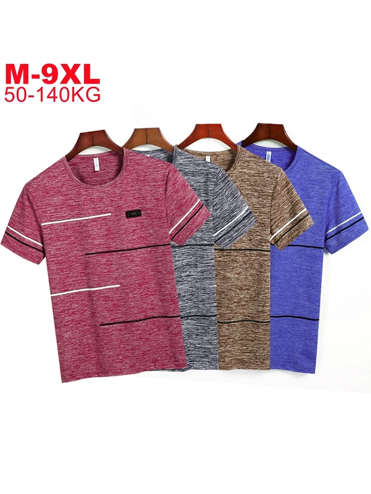 4pcs/lot Large Size Summer Fashion Male Short Sleeve T Shirt Oversized Mens Trend Casual T-shirt Quick Dry Top Tees Big Size
4pcs/lot Large Size Summer Fashion Male Short Sleeve T Shirt Oversized Mens Trend Casual T-shirt Quick Dry Top Tees Big Size