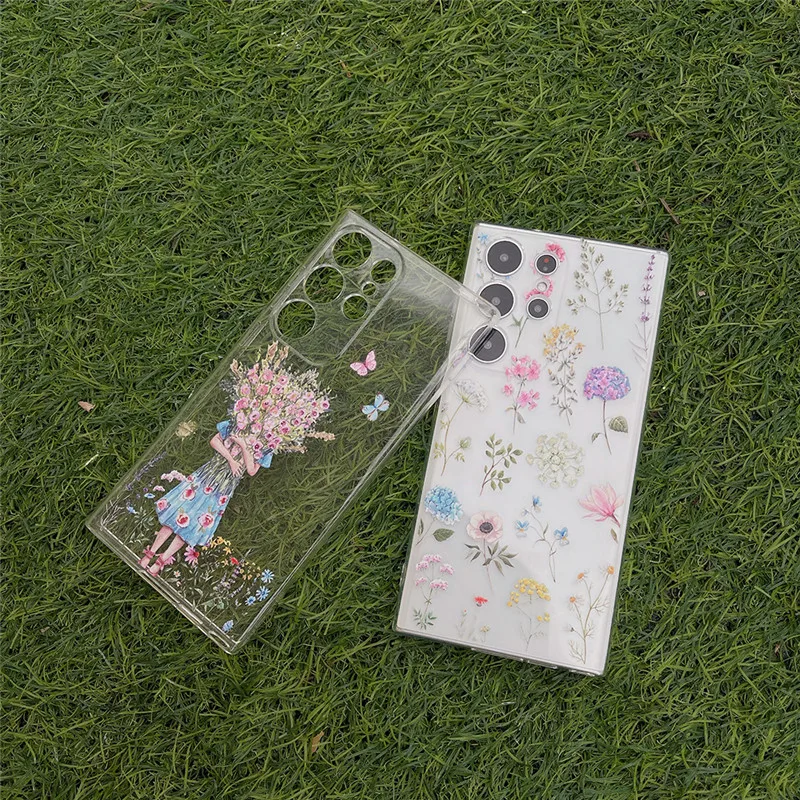 Ins Flowers Girls TPU Phone Case For Sasung Galaxy Samsung Galaxy S20 S21 S22 S23 S24 Plus Ultra A14 A23 A34 A54 Note20 FE Cover
Ins Flowers Girls TPU Phone Case For Sasung Galaxy Samsung Galaxy S20 S21 S22 S23 S24 Plus Ultra A14 A23 A34 A54 Note20 FE Cover