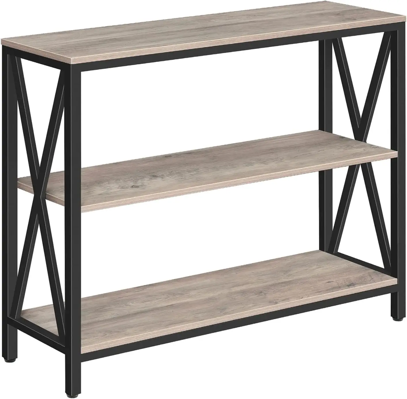 31.5" Industrial Console Table with 3-Tier Storage, Narrow Sofa Table for Entryway, Hallway, Living Room, Easy Assembly, Greige
31.5" Industrial Console Table with 3-Tier Storage, Narrow Sofa Table for Entryway, Hallway, Living Room, Easy Assembly, Greige