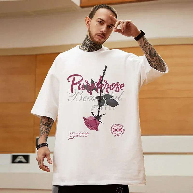 2025 New Goth Rose Graphic Print T-Shirt For Men Hip Hop Fashion Short Sleeve Tshirt Oversized Y2K Streetwear Cotton Tee Shirts
2025 New Goth Rose Graphic Print T-Shirt For Men Hip Hop Fashion Short Sleeve Tshirt Oversized Y2K Streetwear Cotton Tee Shirts