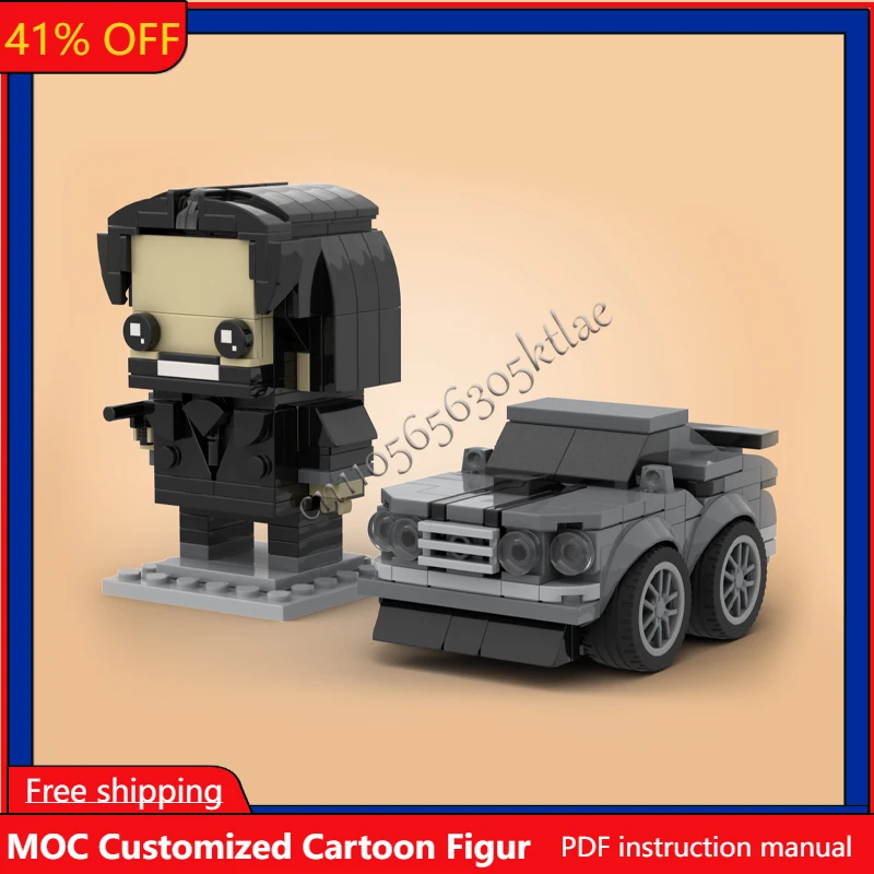 311 деталей MOC: Модель Ford Mustang Brickheadz Джона Уика, конструктор, архитектурные блоки, игрушки, идеи подарков на Рождество, кирпичики для детей
311 деталей MOC: Модель Ford Mustang Brickheadz Джона Уика, конструктор, архитектурные блоки, игрушки, идеи подарков на Рождество, кирпичики для детей
