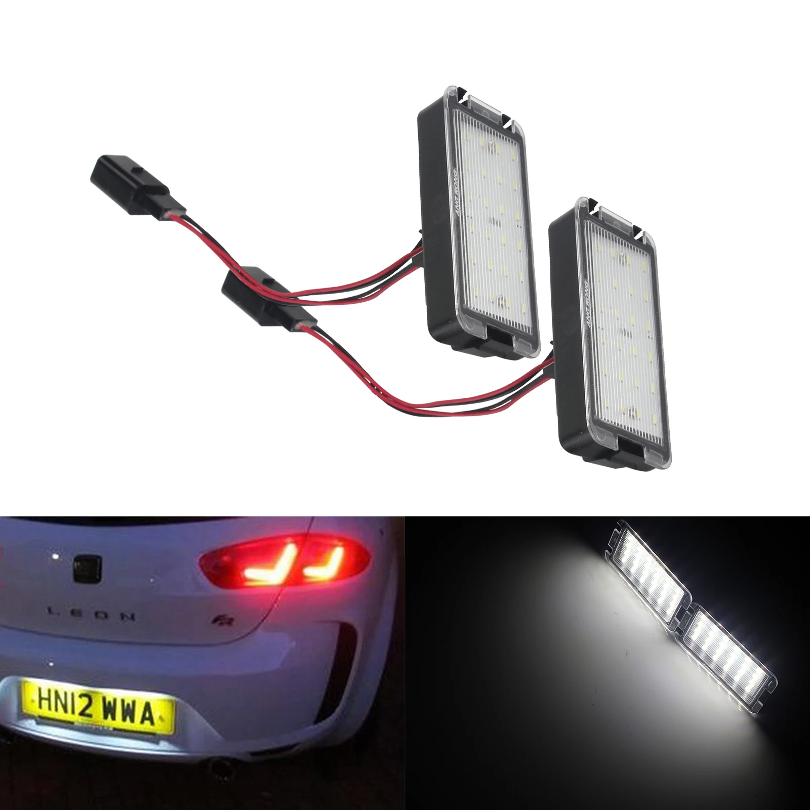 ANGRONG 2x24 светодиодный светильник номерного знака для Seat Altea Arosa Cordoba Ibiza Leon Toledo
ANGRONG 2x24 светодиодный светильник номерного знака для Seat Altea Arosa Cordoba Ibiza Leon Toledo