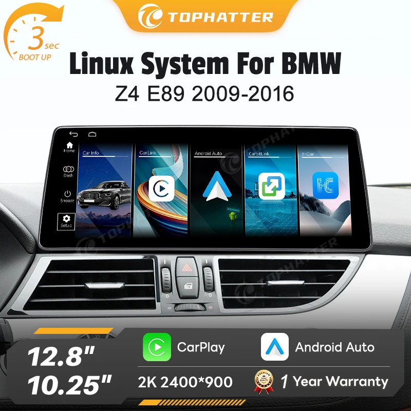 12.5‘’ Car Linux Android Auto Wireless CarPlay Touch Screen Radio For BMW Z4 E89 NBT EVO Mirror Link Multimedia Player
12.5‘’ Car Linux Android Auto Wireless CarPlay Touch Screen Radio For BMW Z4 E89 NBT EVO Mirror Link Multimedia Player