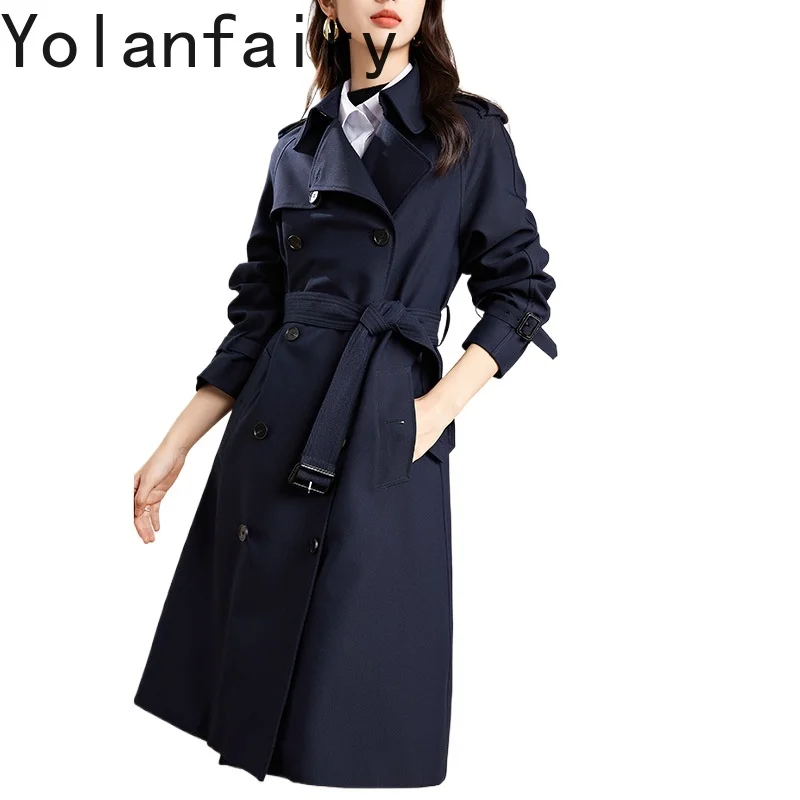 YOLANFAIRY 2025 Fall Elegant Jacket for Women British Style Trench Coat Woman Loose Lace-up High Street Coats Female Windbreaker
YOLANFAIRY 2025 Fall Elegant Jacket for Women British Style Trench Coat Woman Loose Lace-up High Street Coats Female Windbreaker