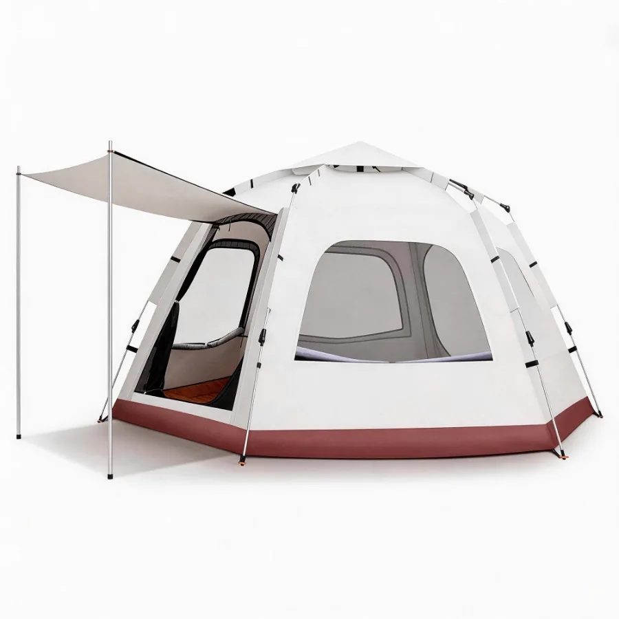 Tents for Camping, 2-6 Person Pop Up Camping Tent, Weatherproof Family Tent Outdoor Camping Hiking Backpacking, White
Tents for Camping, 2-6 Person Pop Up Camping Tent, Weatherproof Family Tent Outdoor Camping Hiking Backpacking, White