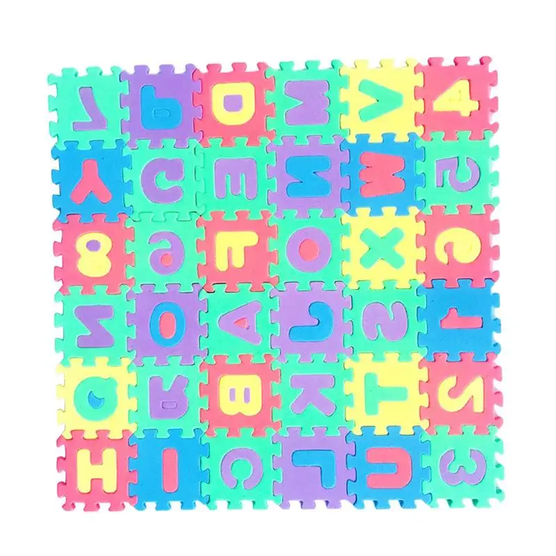 Foam Floor Tiles Easy Cleaning Educational Fun 36 Tiles Foam Puzzle Floor Mat For Children Pre-School Gift For Girls Boys
Foam Floor Tiles Easy Cleaning Educational Fun 36 Tiles Foam Puzzle Floor Mat For Children Pre-School Gift For Girls Boys