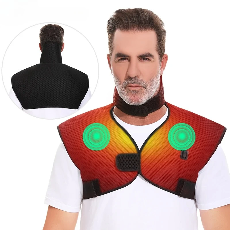 Electric Massage Wrap Neck Shoulder Back Pain Relief Heating Shawl Shoulder Vibration Massager Cold Weather Body Warmer Vest
Electric Massage Wrap Neck Shoulder Back Pain Relief Heating Shawl Shoulder Vibration Massager Cold Weather Body Warmer Vest