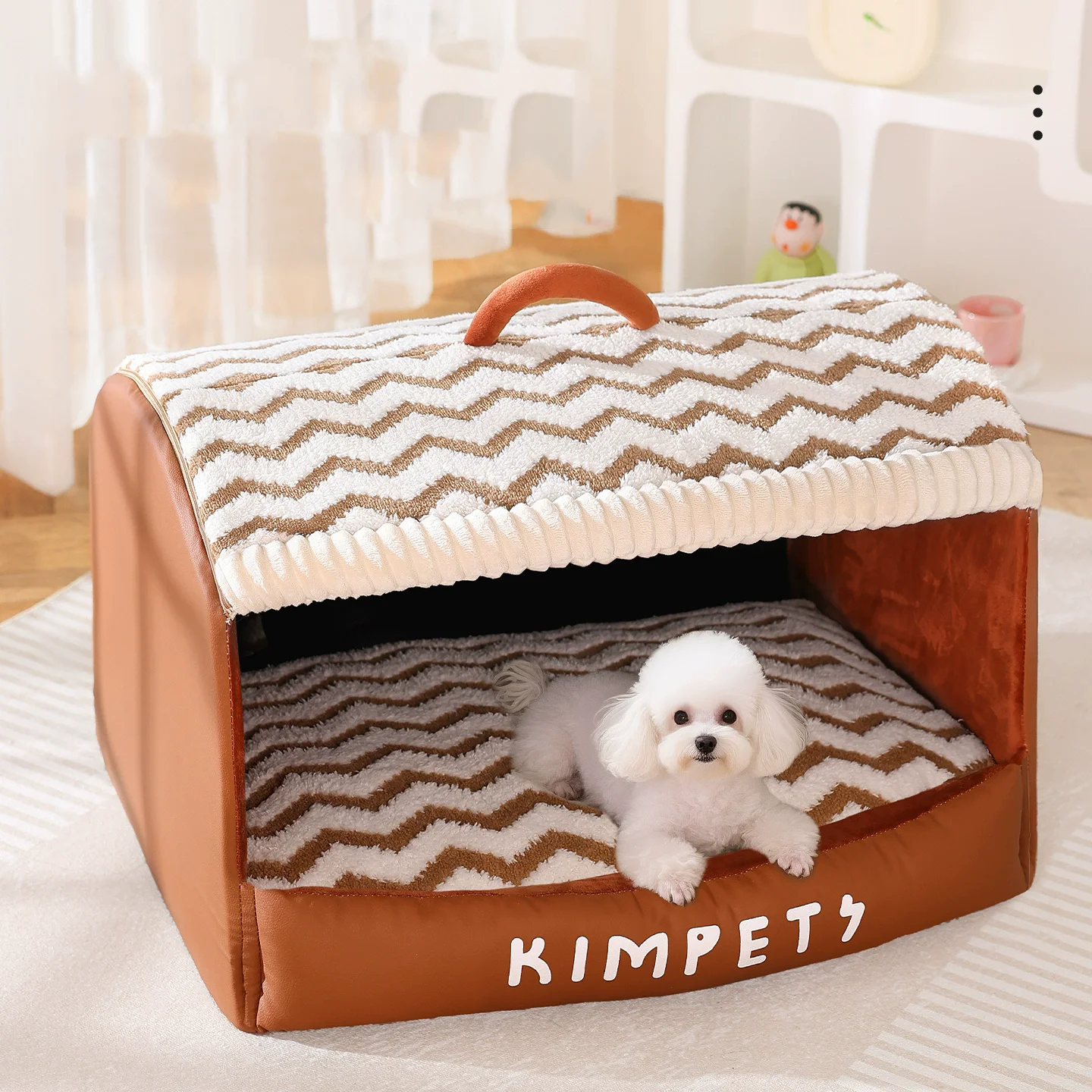 Warm Detachable Washable Dog House Mat Winter Deep Sleep Tent Bed Nest for Medium to Large Dogs with Kennel Features Dog Bed
Warm Detachable Washable Dog House Mat Winter Deep Sleep Tent Bed Nest for Medium to Large Dogs with Kennel Features Dog Bed